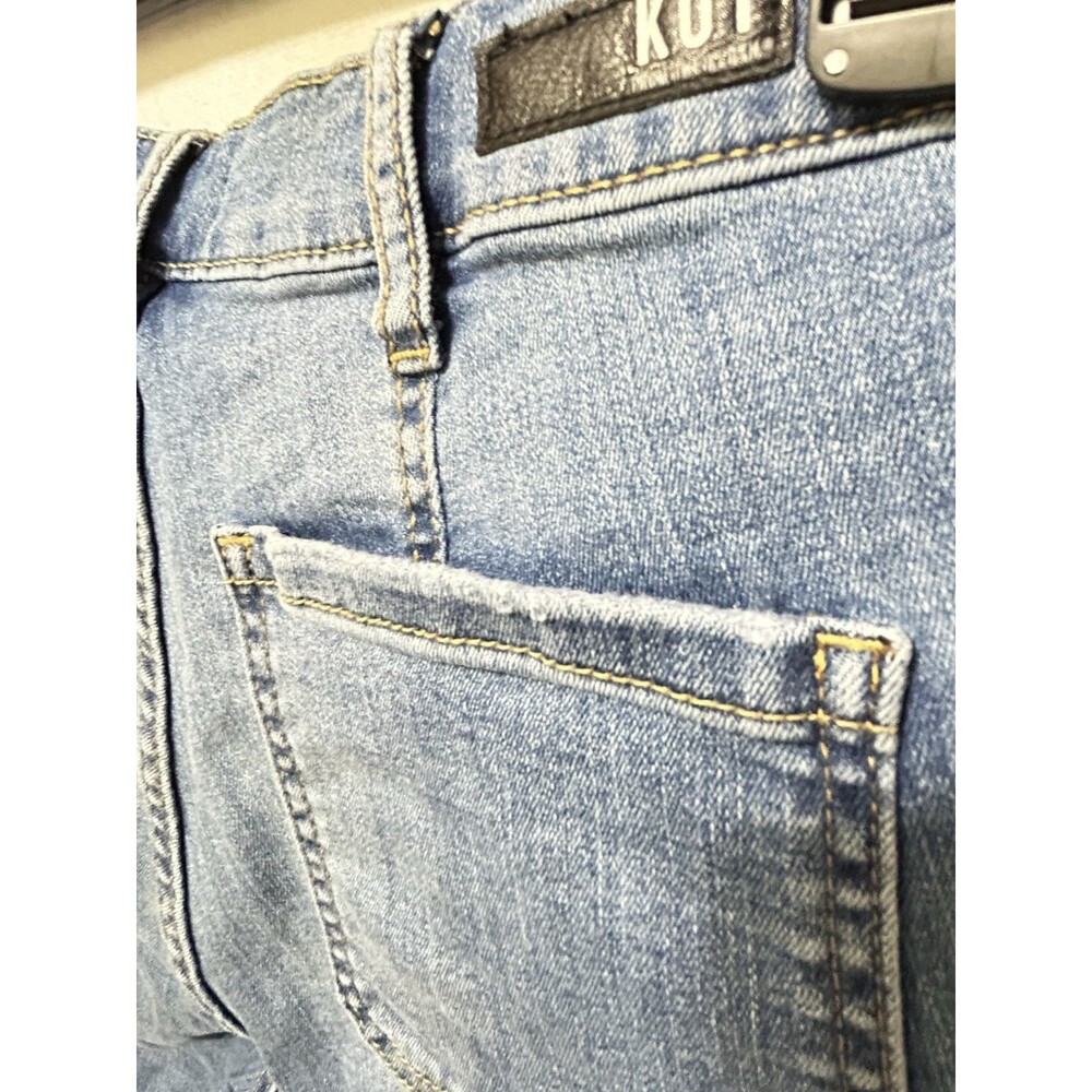 Kut From The Kloth Womens 8 Reese High Rise‎ Ankle Straight Leg Blue Denim Jeans - Picture 9 of 16
